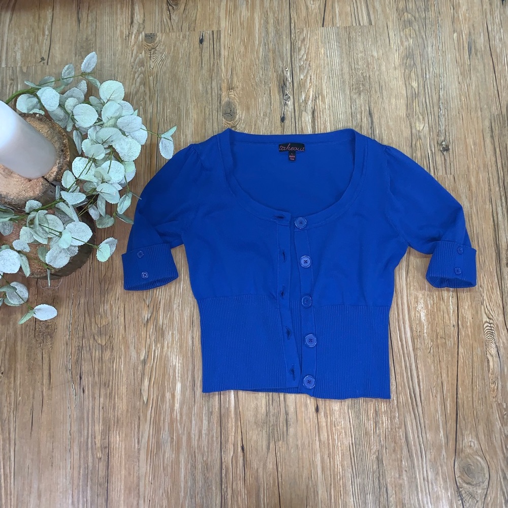 NWOT scoop neck ribbed sweater - Picture 1 of 4